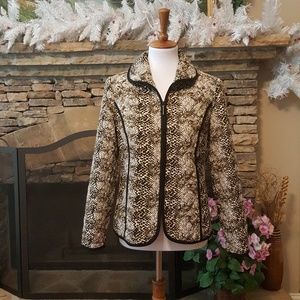 EUC/ RQT , Women’s Zip Front Quilted Jacket